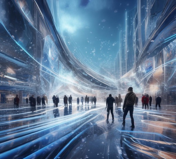 科技壁纸，未来城市的视觉盛宴