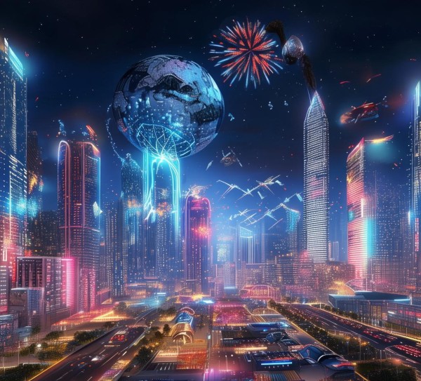 用科技的力量，庆祝祖国的繁荣与进步